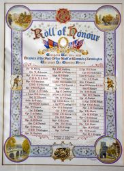 3.Leamington Post Office Roll of Honour